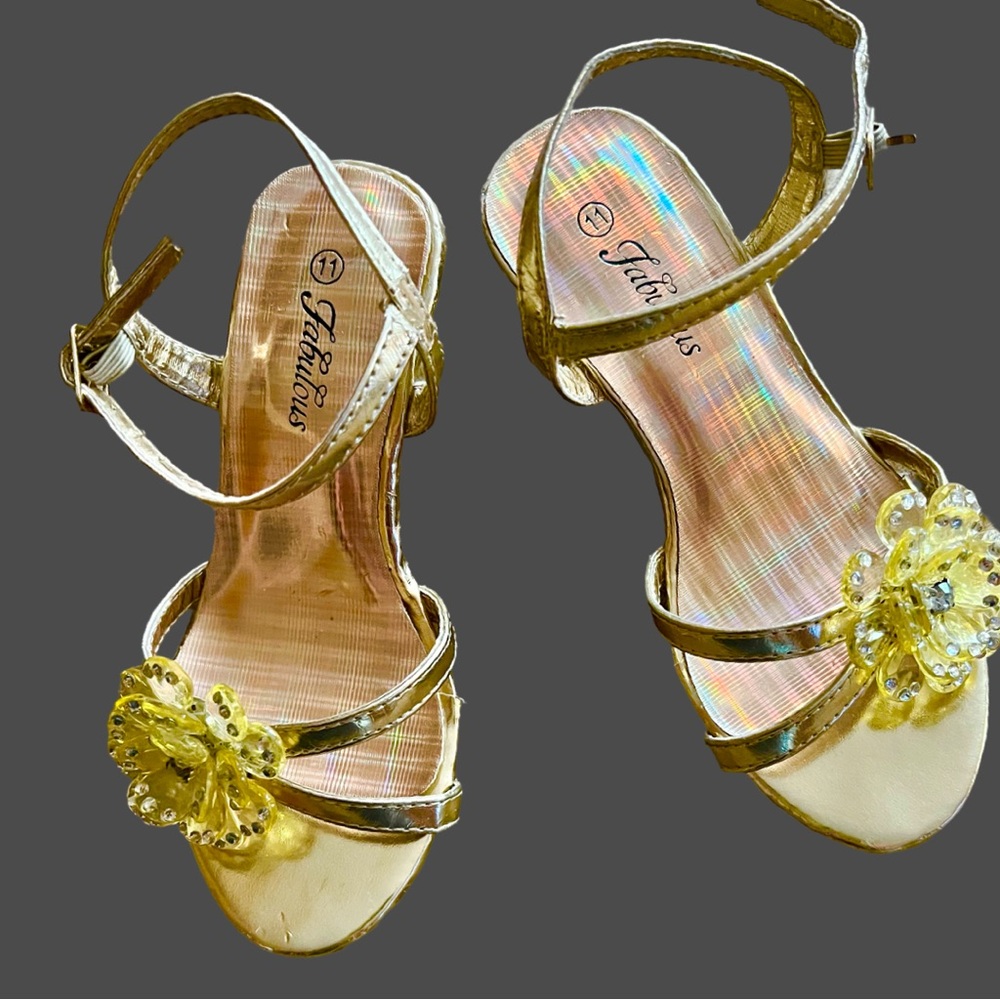Little girl party shoes